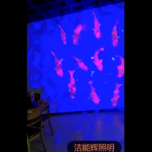 深海洋館藍(lán)色水波紋投影